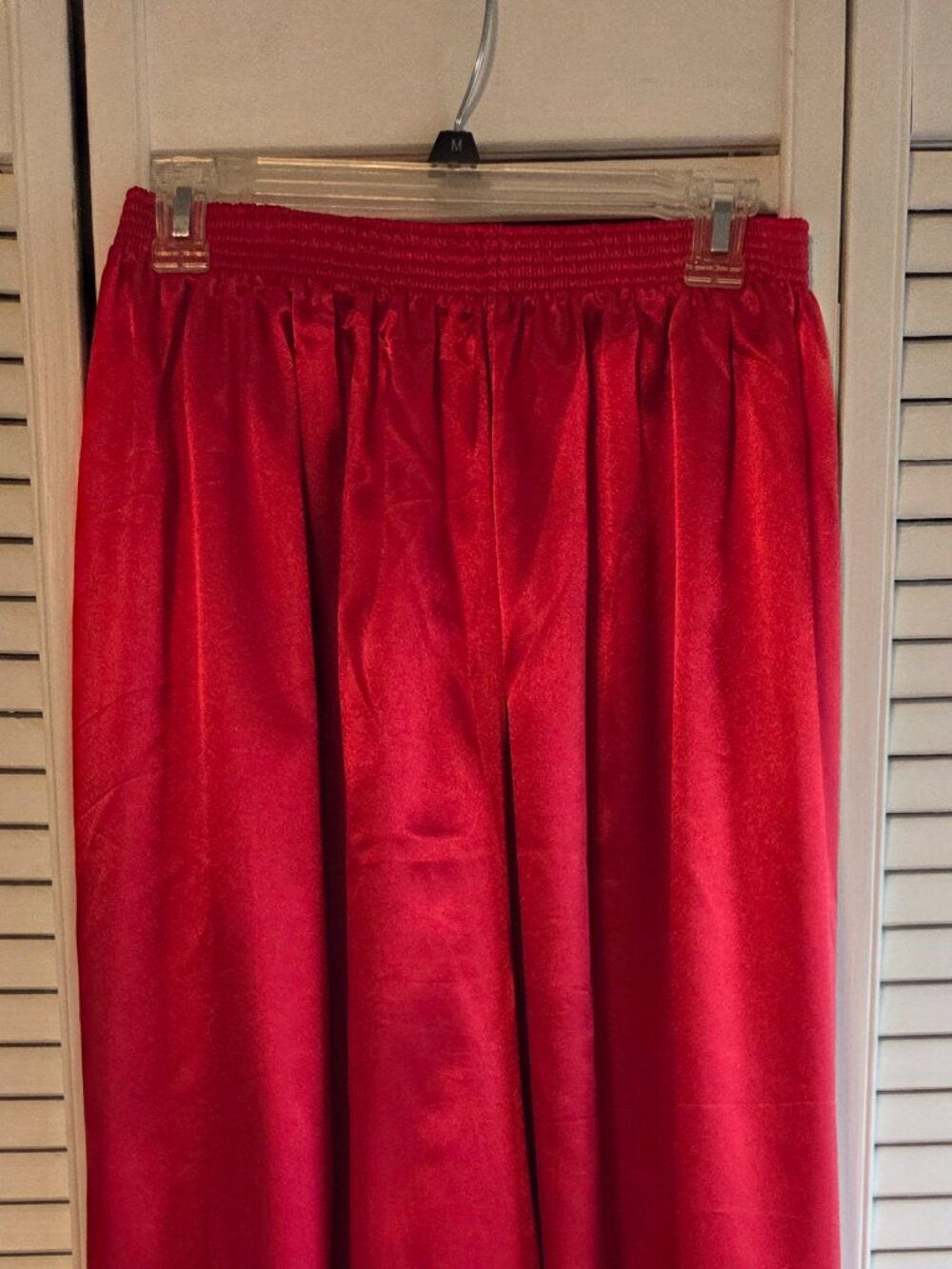 Red Satin Harim Pants